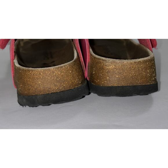 Birkenstock Betula Gizeh Birko-Flor Shiny Pink Sandals Thong Womens Size 6 - Picture 4 of 8